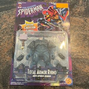 Vintage 1996 Toybiz Amazing Spider-Man Total Armour Rhino Sealed